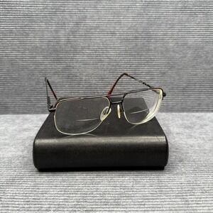 Rodenstock 2766 B Black Semi Rimless Aviator Eyeglasses Frames 140 Vintage